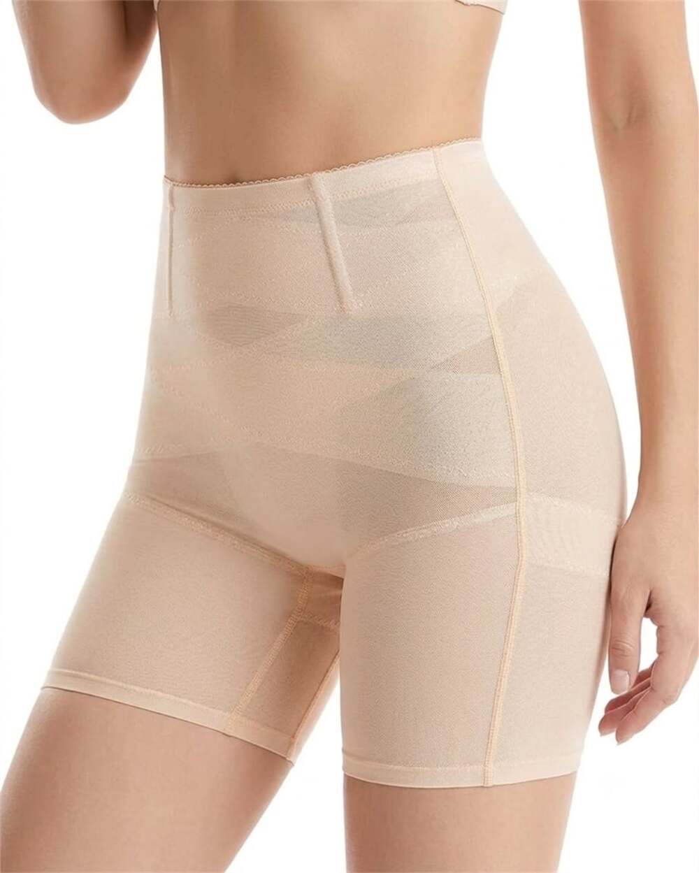 Women's High Waisted Tummy Control Body Sculptor Shapewear Shorts | Medium
